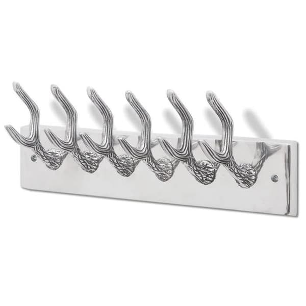 Maison Exclusive - Garderobekroge 4 stk Sølv Aluminium silver-