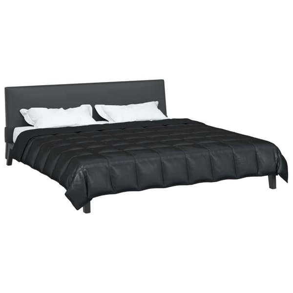 Sommerdyne - EKSKLUSIV HUS - Enkel - Sort - 200 x 240 cm - Satin & mikrofiber Svart