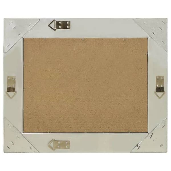 Maison Exclusive - Barockstil väggspegel 60x40 cm Silverfärgad