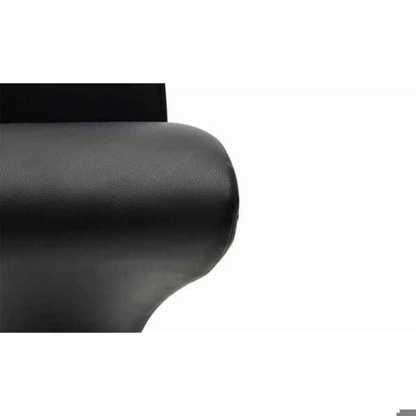 Maison Exclusive - Matstolar set om 2 svart konstläder Svart