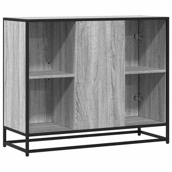 Maison Exclusive - Buffé Sonoma Grå 92x35x76 cm Ingenjörsträ sonoma grå
