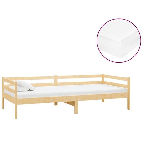 Maison Exclusive - Leposohva 90x200 cm massiivipuusta