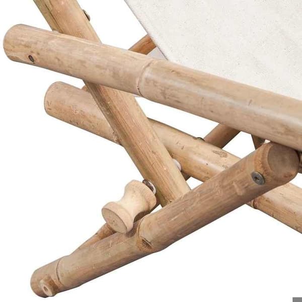 Maison Exclusive - Uteplatsstol i bambu