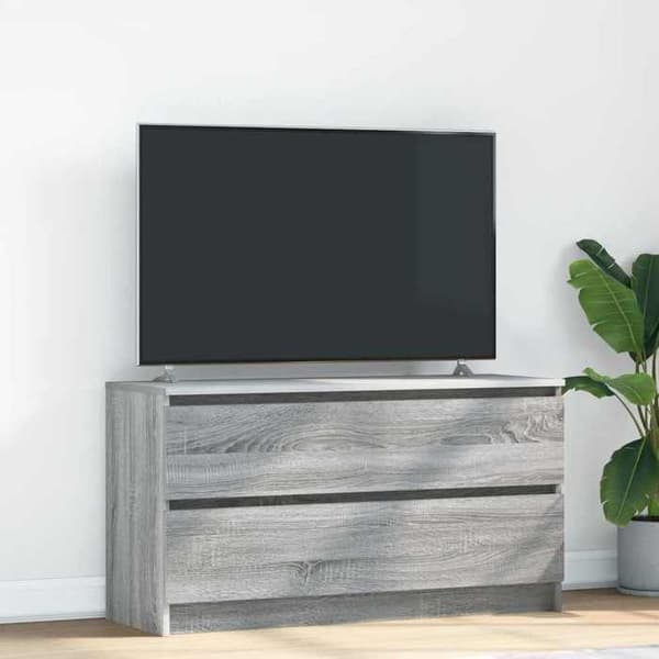 Maison Exclusive - TV-möbel sonoma grå 100x35x54 cm ingenjörsträ