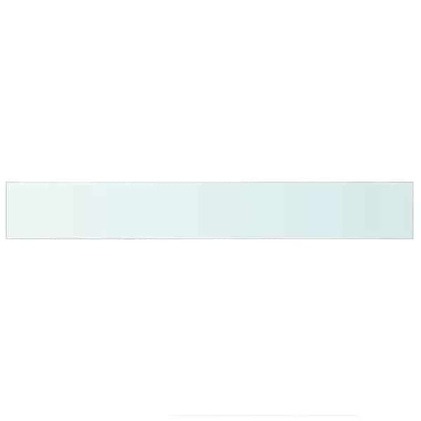 Maison Exclusive - Hyllpaneler 2 st Glas Transparent 90 x 12 cm