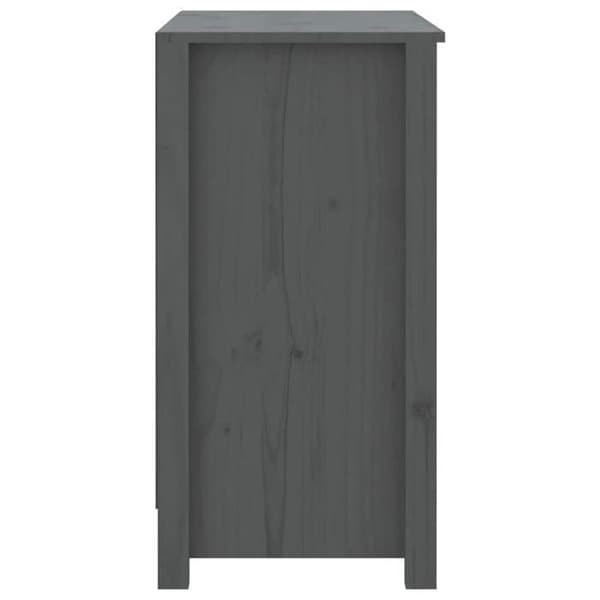 Maison Exclusive - Harmaa Kirjasto 80x35x68 cm Massiivipuu Grå