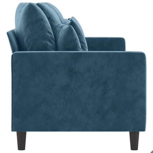 Maison Exclusive - Soffa 3-sits Blå 180 cm Sammet