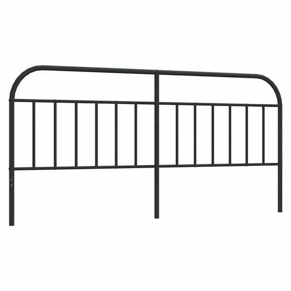 Maison Exclusive - Erstatnings hovedgærde i sort metal 193 cm