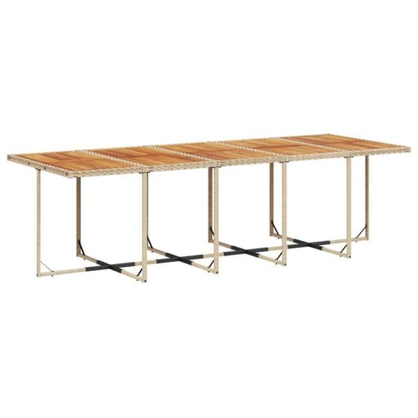 Maison Exclusive - Puutarhakalusteryhmä ja tyynyt 15 kpl beige