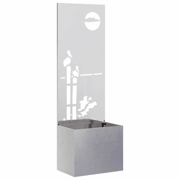 Maison Exclusive - Trädgårdsskyddsskärm Silver 50 x 32 x 150 cm