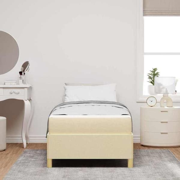 Maison Exclusive - Sängram Crème 80 x 200 cm tyg