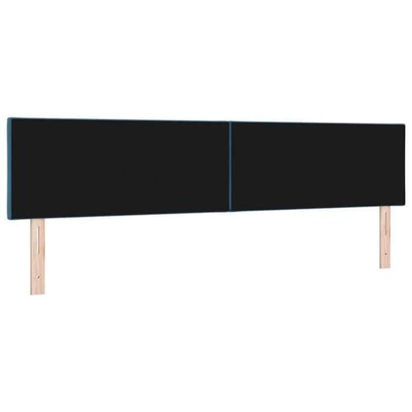 Maison Exclusive - Hovedgærde Mørkeblå 200 cm Velour