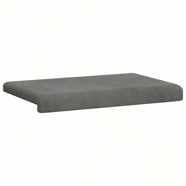 Maison Exclusive - Bänk Kudde Mörkgrå Sammet Djup 35 cm