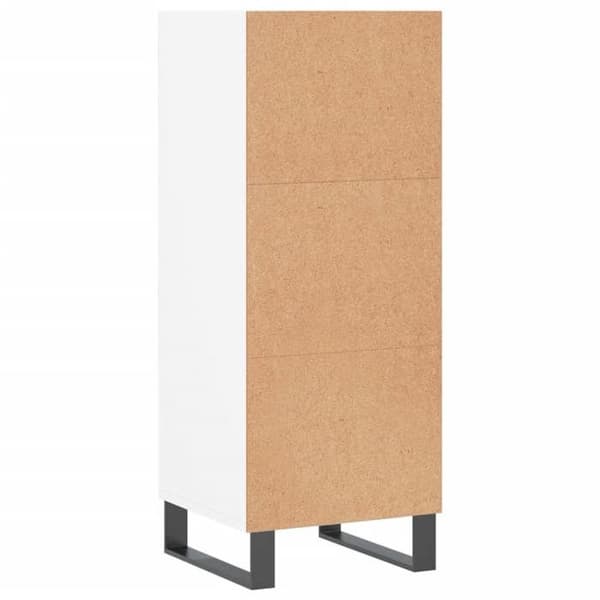 Maison Exclusive - Buffé vit 34,5x32,5x90 cm ingenjörsträ