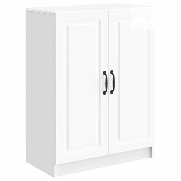 Buffet - EKSKLUSIVT HUS - 66 x 34,5 x 87 cm - Hvid glans - Ingeniørtræ - Skydedøre Vit