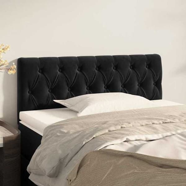 Maison Exclusive - Sort Hovedgærde 90x7x78/88 cm Velour