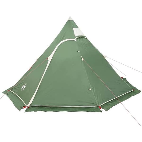 Maison Exclusive - Vihreä vedenpitävä tipi-teltta 5 hengelle