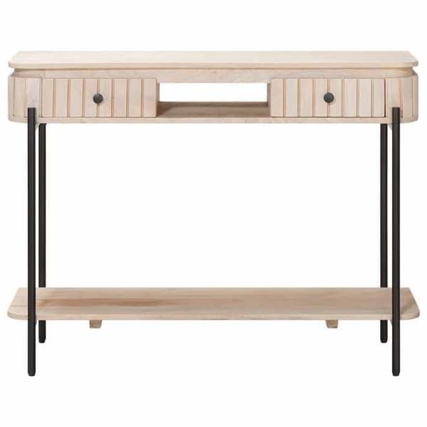 Maison Exclusive - Håndlavet sidebord Hvid 100 x 30 x 76 cm
