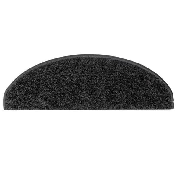 Maison Exclusive - Trappe tæppe 15 stykker 65 x 21 x 4 cm Sort Halvmåne Stor Svart
