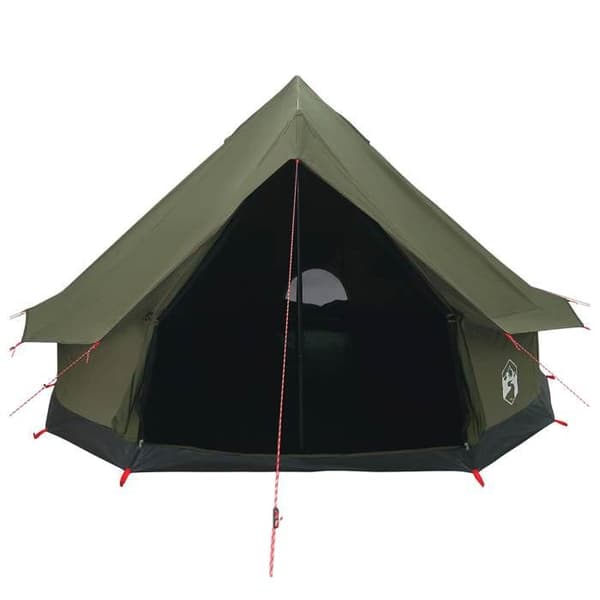 Maison Exclusive - Perheteltta 8 hengelle, armeijan vihreä, polycotton
