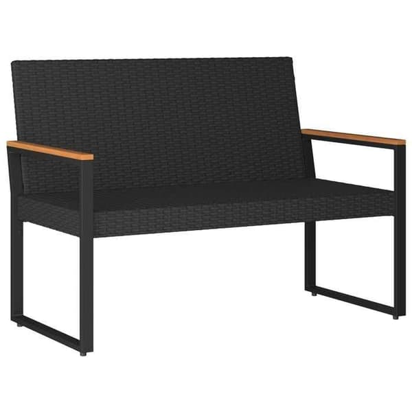 Maison Exclusive - Utomhusbänk 2-sits 107 x 61 x 80 cm polyrotin
