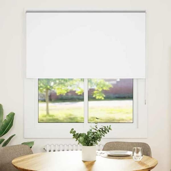 Maison Exclusive - Rullgardin med mörkläggande tygbredd 116,6 cm polyester