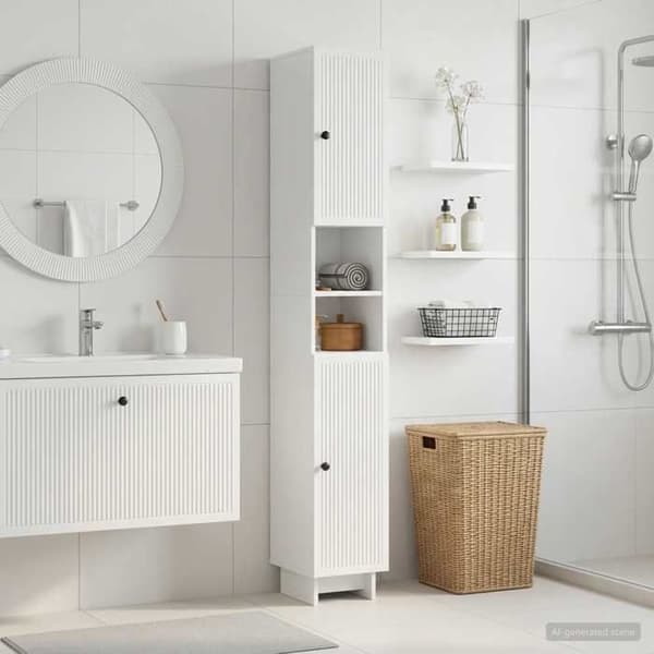 Maison Exclusive - Badrumsskåp med Öppen Hylla EDE