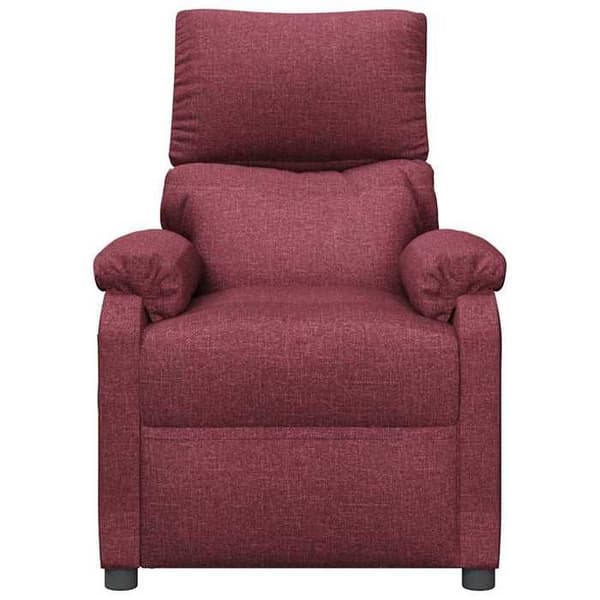 Maison Exclusive - Recliner Röd vinröd Tyg