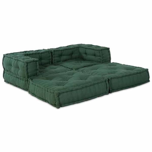 Maison Exclusive - Modulär soffenhet 2 pc Grön 140 x 70 x 56 cm