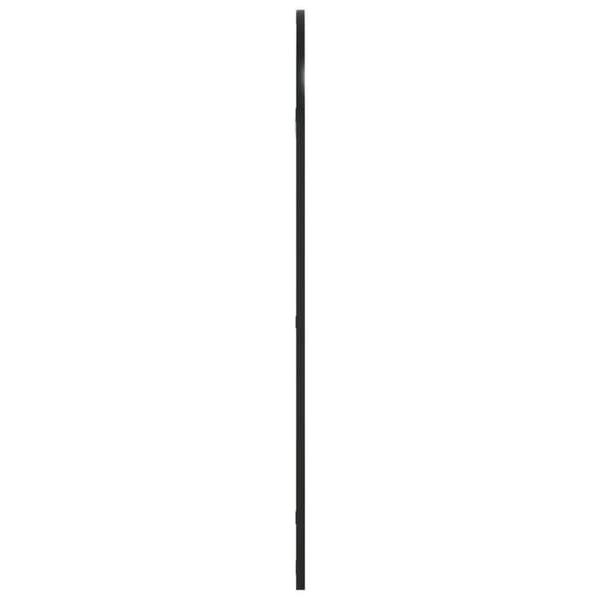 Maison Exclusive - Svart väggspegel 50x100 cm järnbåge