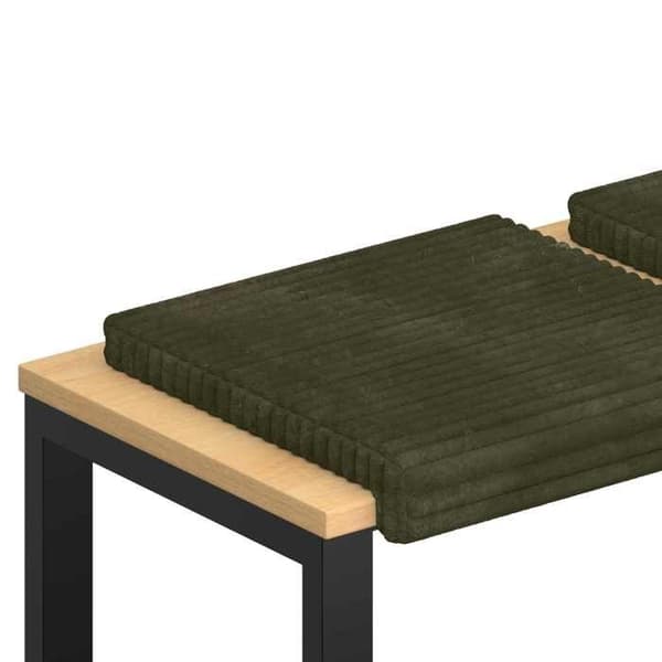 Maison Exclusive - 2 kpl Samettinen pöytätyyny, vihreä
