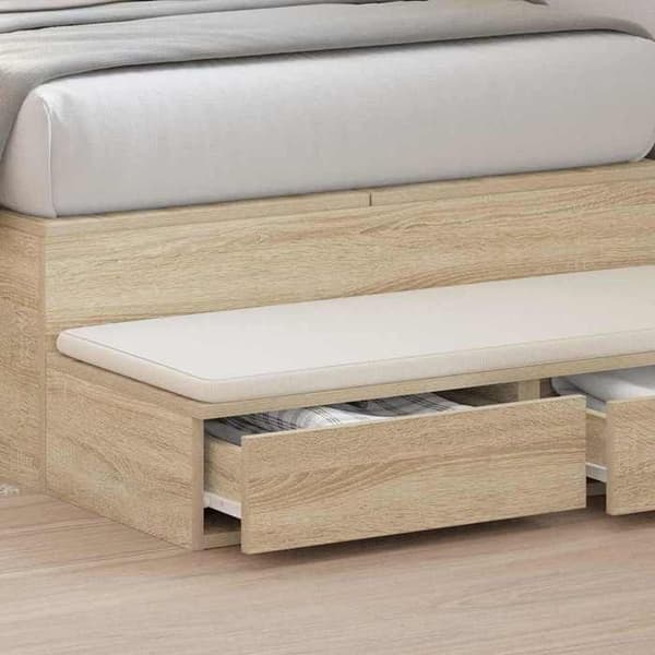 Maison Exclusive - Sengekasser Eg Sonoma 75 x 36,5 x 16,5 cm