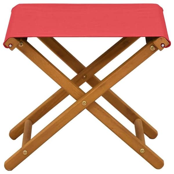 Maison Exclusive - Chaise Longue 2 stk Massivt Eucalyptus Træ Rød