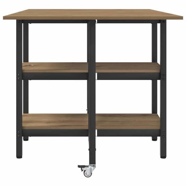 Maison Exclusive - Matbord 122 x 80 x 76,5 cm Ingenjörsträ