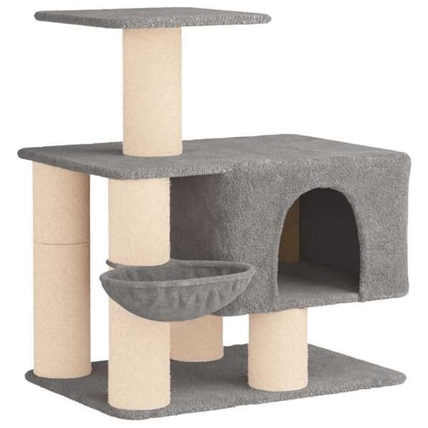 Maison Exclusive - Katte træ med sisal kløepæle Lys grå 96 cm
