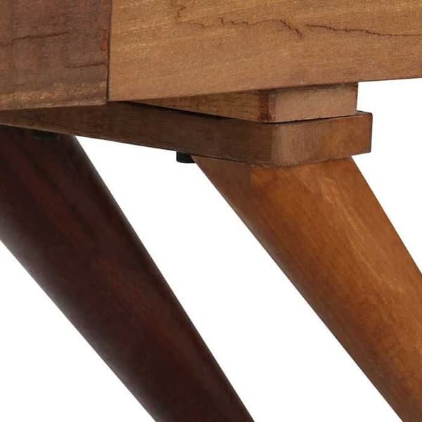 Maison Exclusive - Buffé i massivt återvunnet trä 110x30x75 cm Brun brun