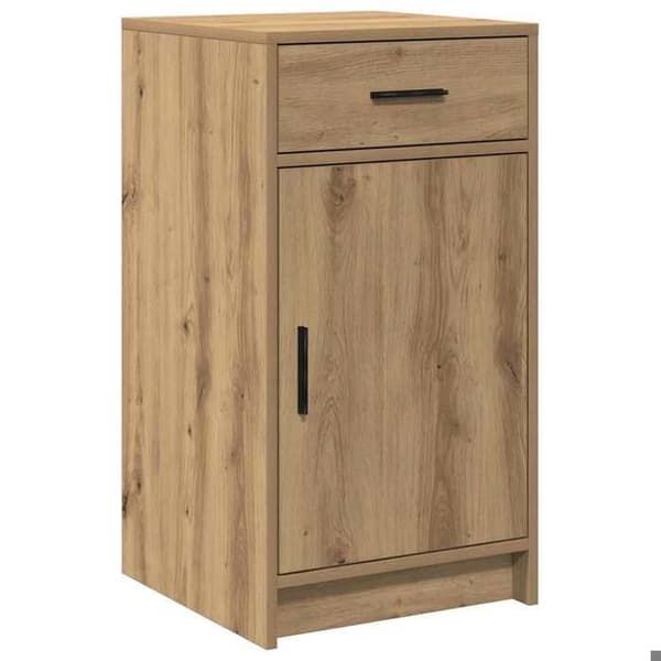 Buffet - EKSKLUSIVT HUS - 40 x 40.5 x 75 cm - Ingeniørtræ - Brun - Leveres samlet