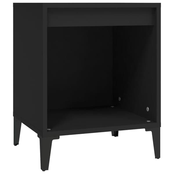 Maison Exclusive - Natbord Sort 40x35x50 cm