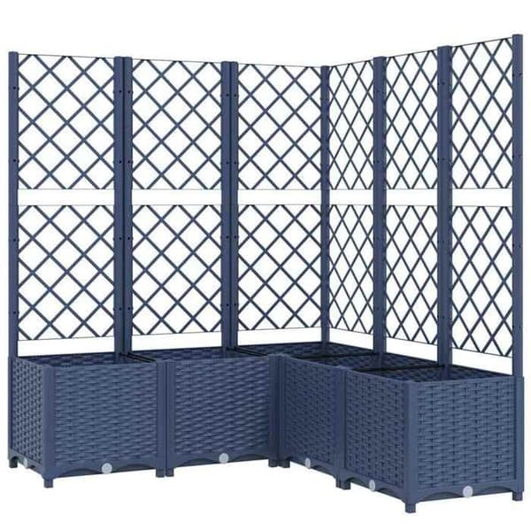 Maison Exclusive - Harmaa Sininen Puutarha 120 x 120 x 136 cm