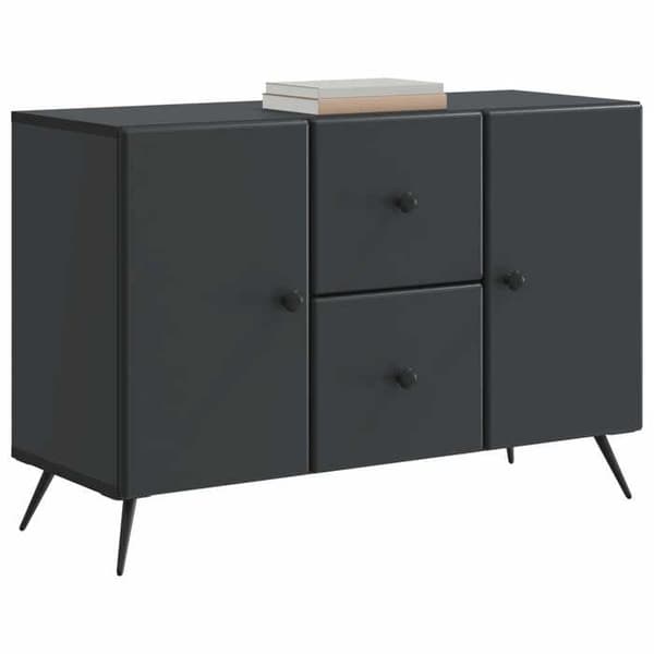 Maison Exclusive - Buffet med skuffe Sort 89 x 34,5 x 60 cm Ingeniørtræ
