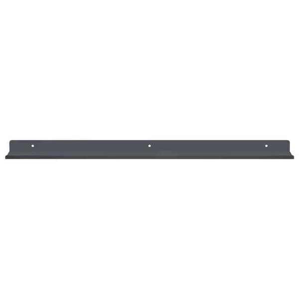 Maison Exclusive - Flydende hylde 2 stk Anthracite 60 x 8,5 x 2,5 cm Stål