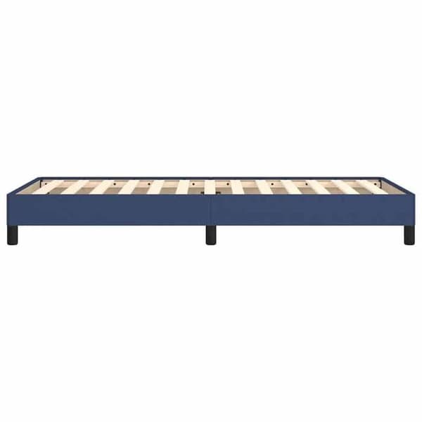Maison Exclusive - Sängram utan madrass blå 90x190 cm tyg