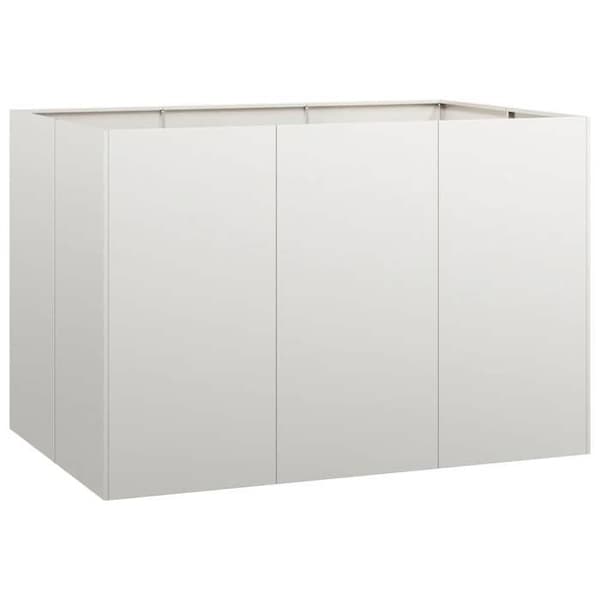 Maison Exclusive - Jardinière 120x80x80 cm rostfritt stål