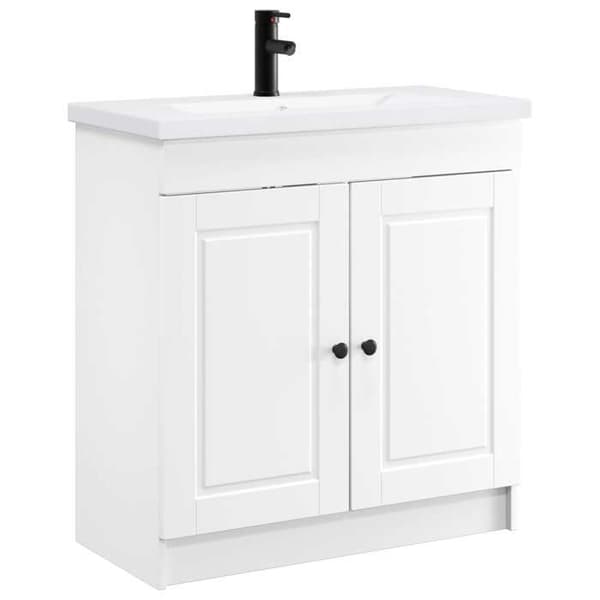 Maison Exclusive - Badmöbelset Vit 56 x 37,5 x 81 cm