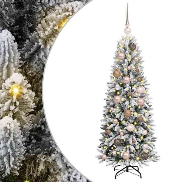 Maison Exclusive - Konstgjord Julgran Vit 120 cm Vit