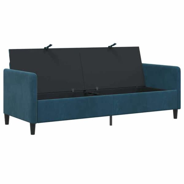 Maison Exclusive - Soffa med förvaring 3 platser Blå 192 x 78 x 87 cm Polyester Blå
