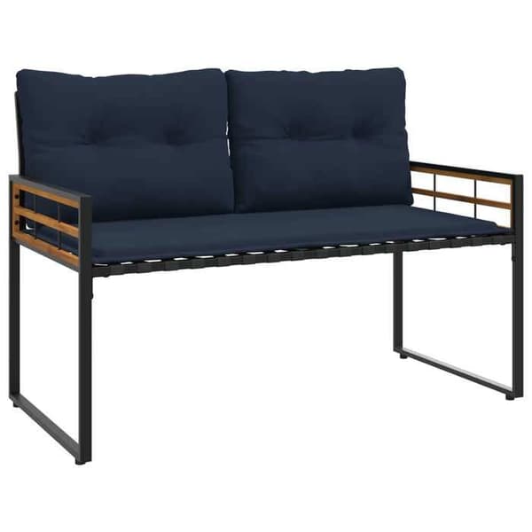 Maison Exclusive - Bäddsoffa i trä 114 x 55 x 77 cm Marinblå marinblå