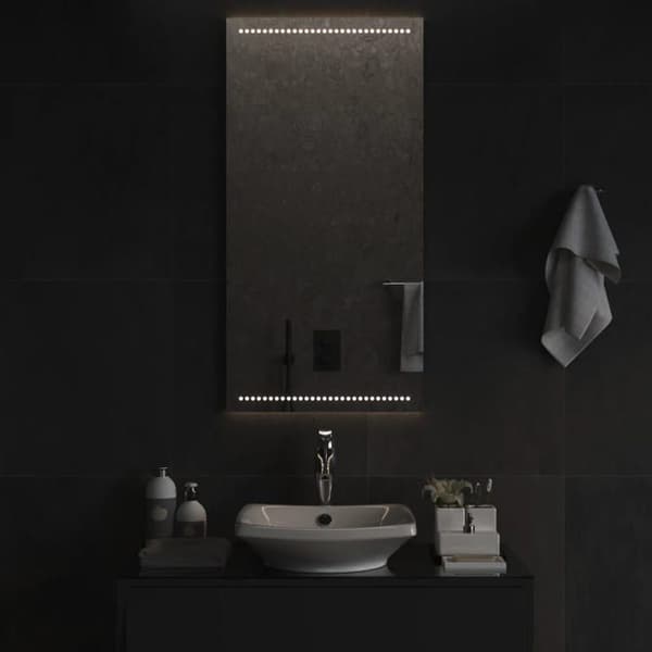 Maison Exclusive - LED badevægspejl 50x100 cm