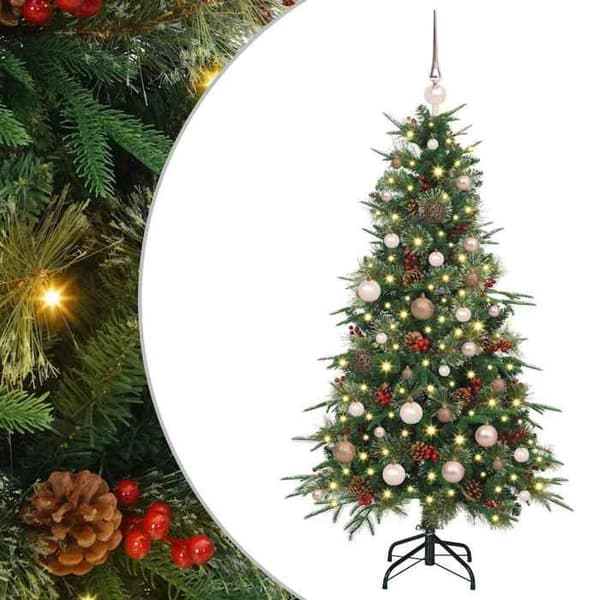 Maison Exclusive - Kunstig Juletræ med Ledningsgrene Grøn 150 cm Grön