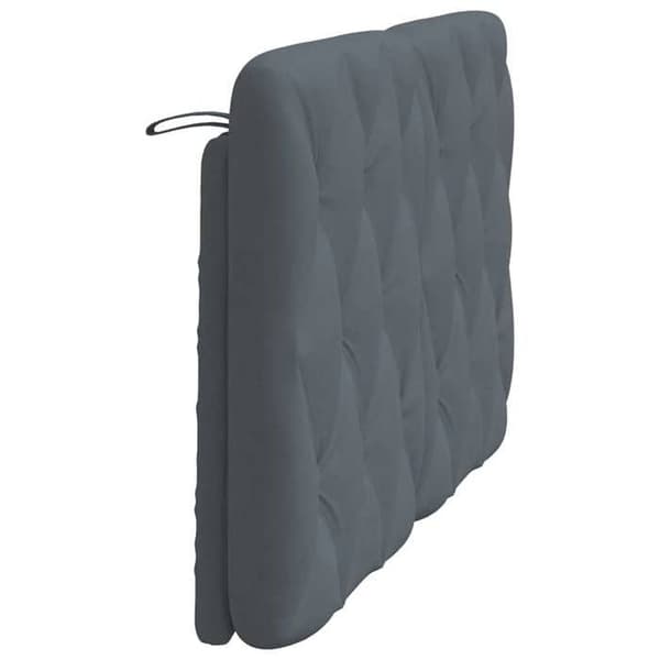 Maison Exclusive - Mörkgrå sänggavelkudde 140 cm sammet